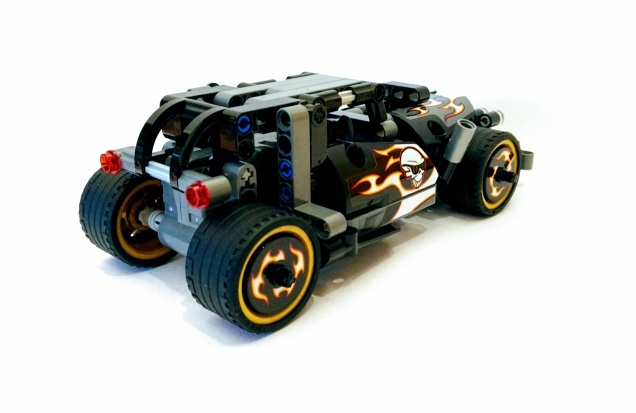 Technic Getaway Racer (42046) rear view